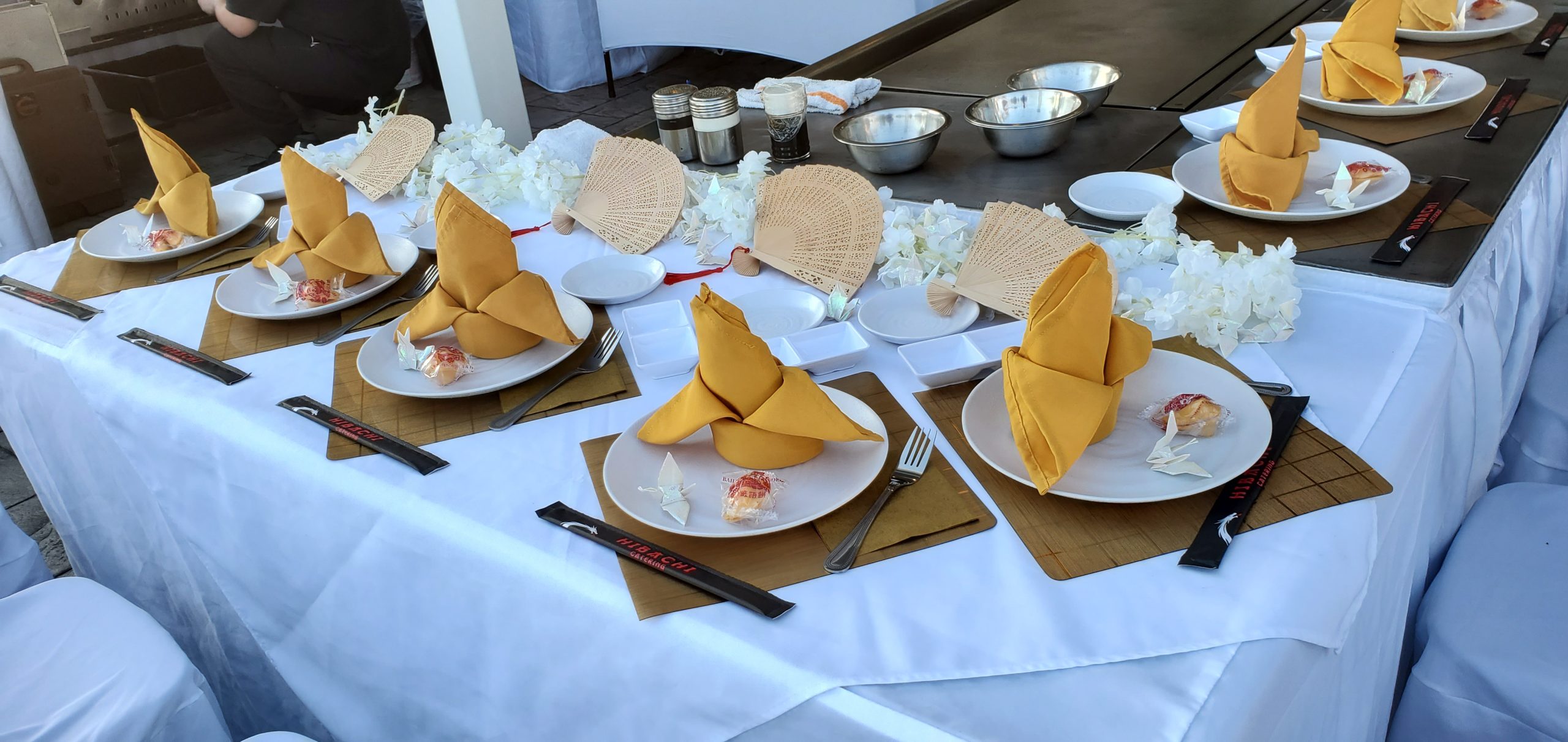 Japanese Teppan Chefs Catering California's Gastronomy